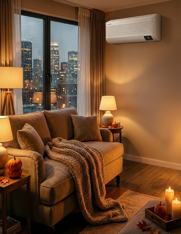 Kúrenie v byte na jeseň